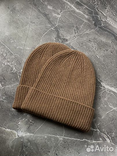 Шапка бини с кашемиром