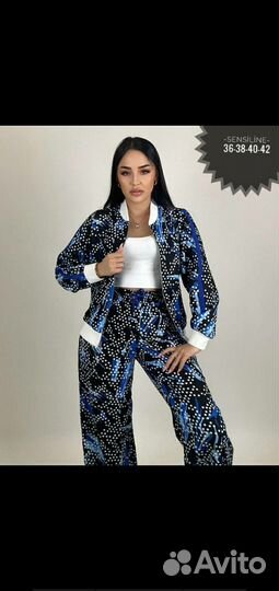 Женский новый брючный костюм, р. 42-48