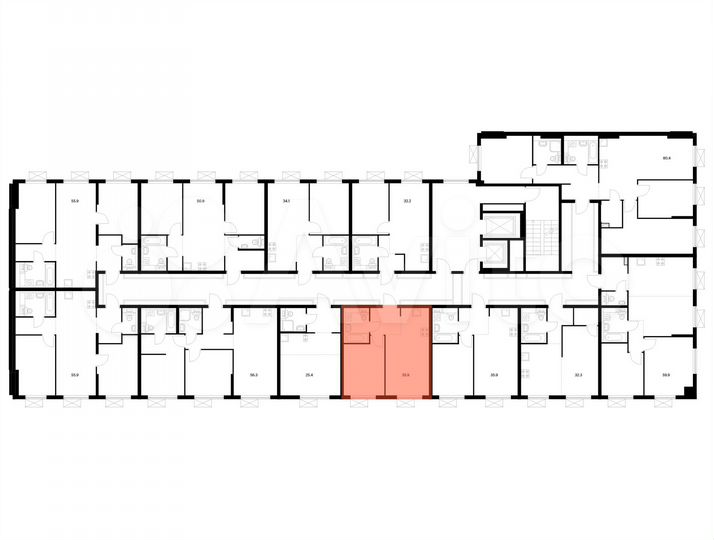 1-к. квартира, 35,9 м², 7/16 эт.