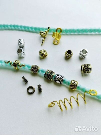 Украшения для афрокосичек и дредов