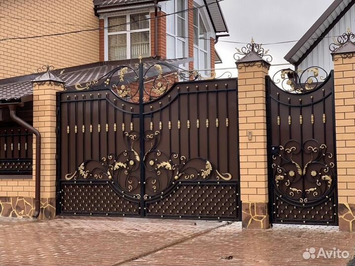 Ворота кованые, заборы