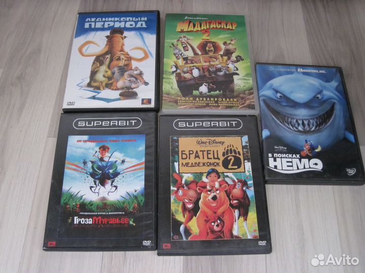 Dvd диски мультфильмы
