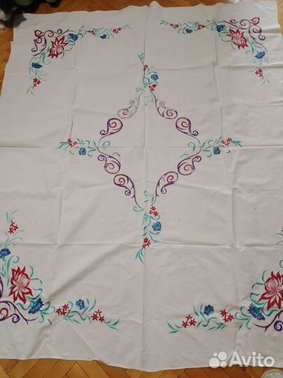 Салфетки, скатерти, рубашки ручной работы СССР