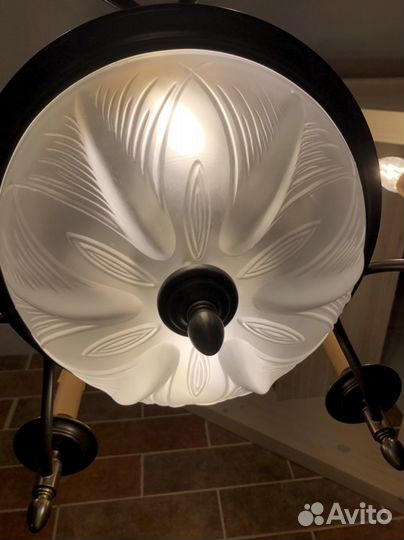 Люстра латунь