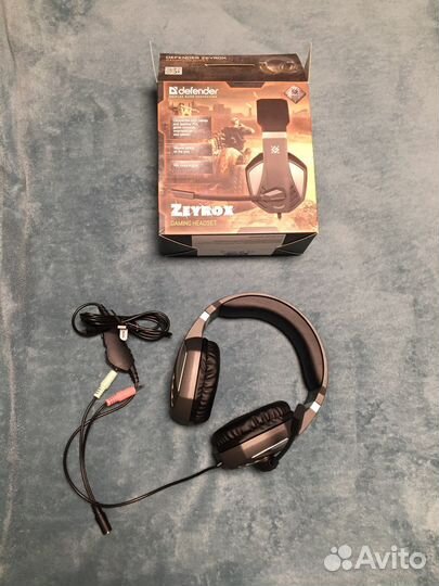 Наушники с микрофоном Defender Zeyrox