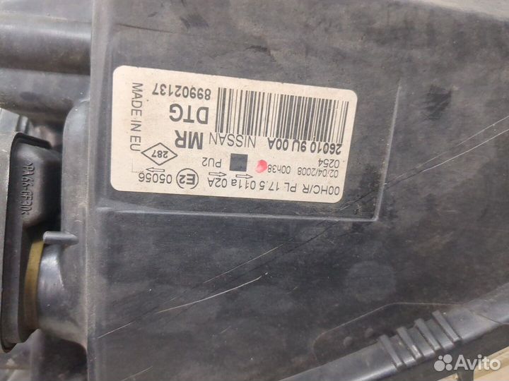 Фара (передняя) правая Nissan Note E11, 2008