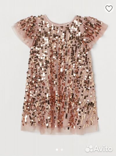 Платье с паетками