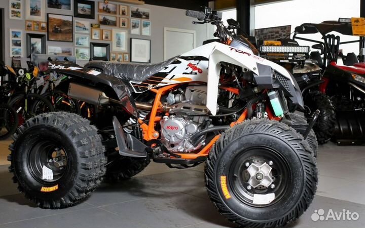 Квадроцикл Kayo Tor-3 C черно-белый