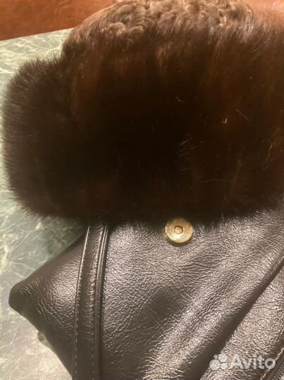 Шапка из норки и каракуля