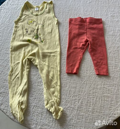 Одежда на девочку 68-74 пакетом