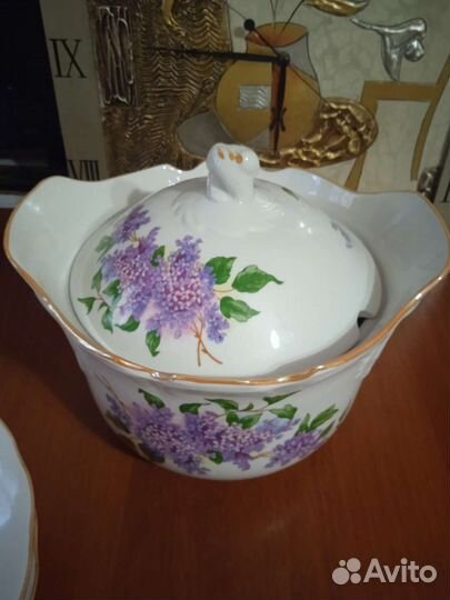 Сервиз столовый Сирень Дулево СССР