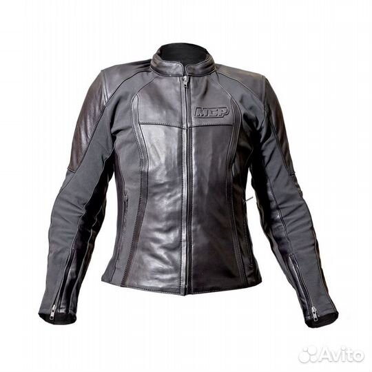Мотокуртка женская кожанная классическая MCP Alice