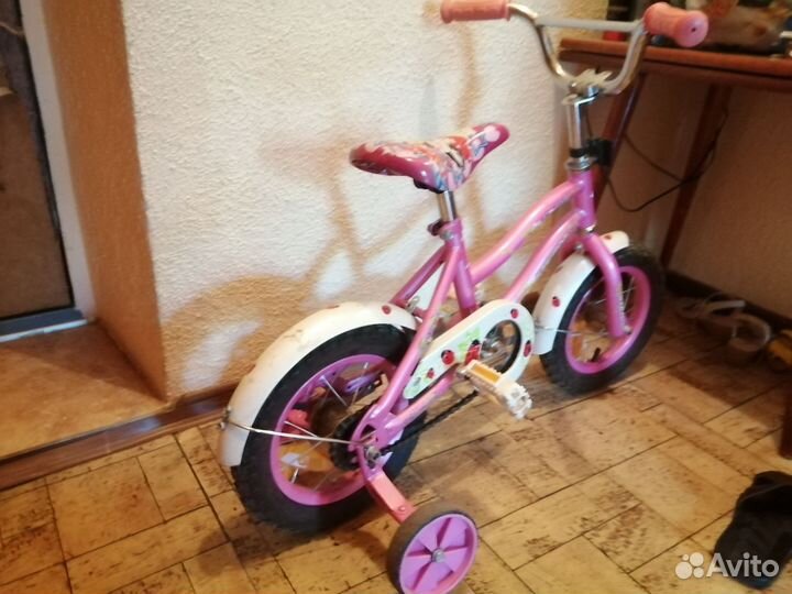 Детский велосипед 4х колесный