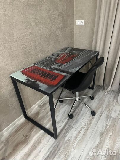 Компьютерный стол стеклянный бу