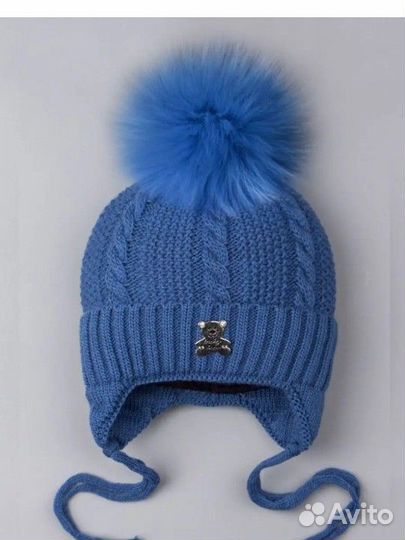 Шапка 35-38 см (1-3 мес)