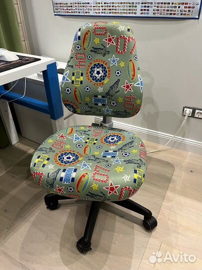 Растущее детское кресло Comf-Pro Match, зеленое