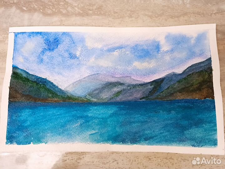 Картина акварелью 