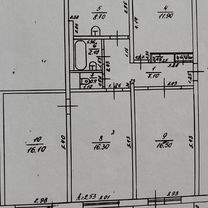 4-к. квартира, 82 м², 3/5 эт.