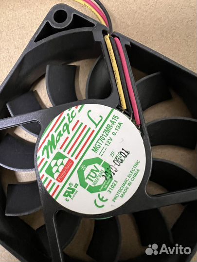 Вентилятор 70-70-10мм