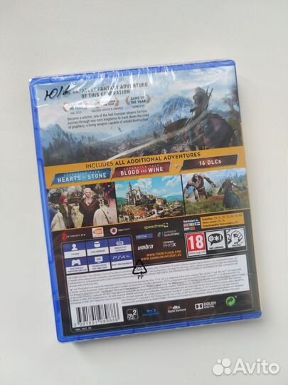 Игры для приставок ps4 ps5 Witcher3