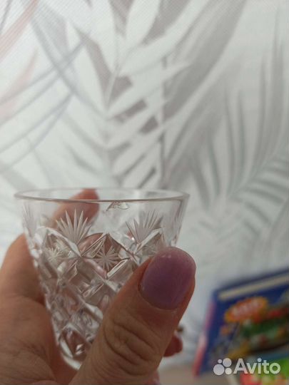 Хрустальные бокалы 6 штук