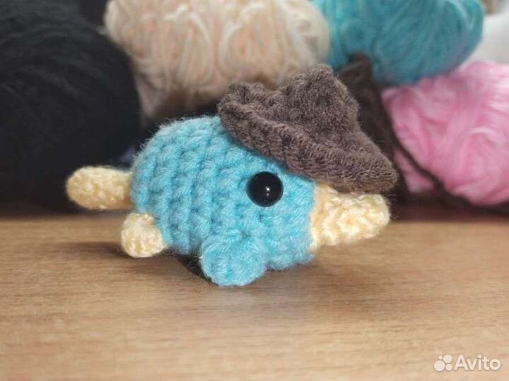 Перри утконос Амигуруми игрушка