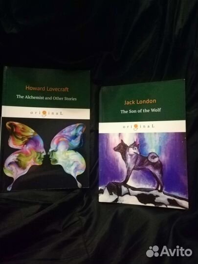 Книги на английском H. P Lovecraft Jack London