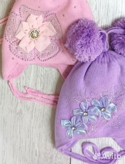 Шапка шлем от 6 месяцев до 1,5 лет