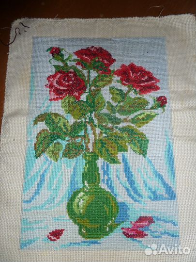 Картины мулине без оформления