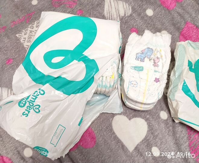 Подгузники трусики pampers 6