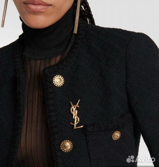 Брошь YSL Saint Laurent новая оригинал