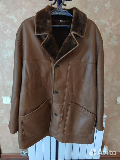 Дубленка натуральная мужская Германия 58 - 60 разм