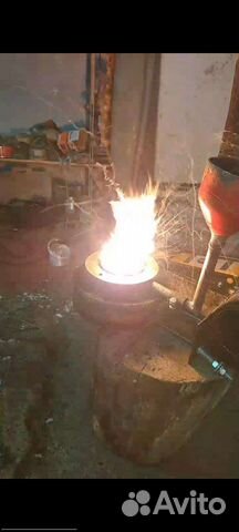 Печь в гараж цех