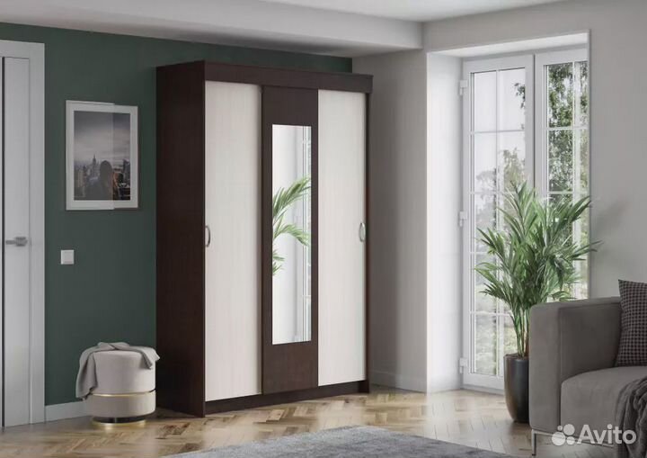 Шкаф-купе Бассо Бася венге быстрая доставка