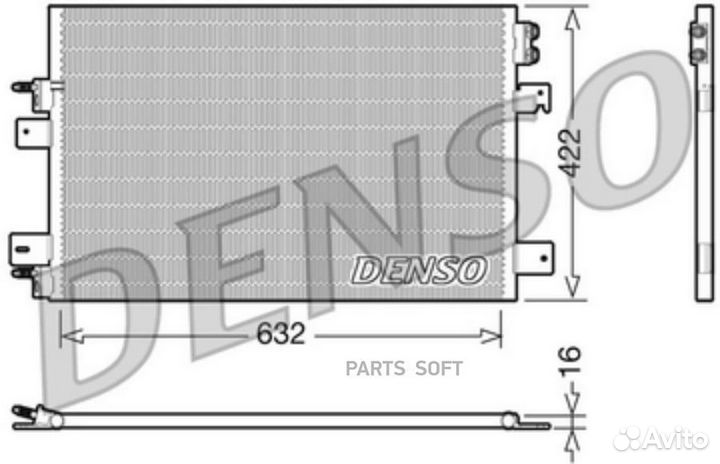 Denso DCN06007 Конденсор кондиционера