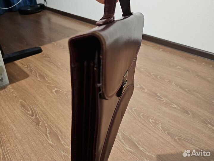 Мужской кожаный портфель бу