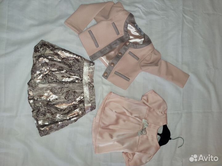 Детская одежда для девочек, нарядный костюм 3ка