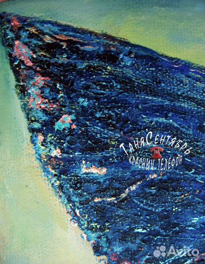 Интерьерная картина со стрекозой 30х50см