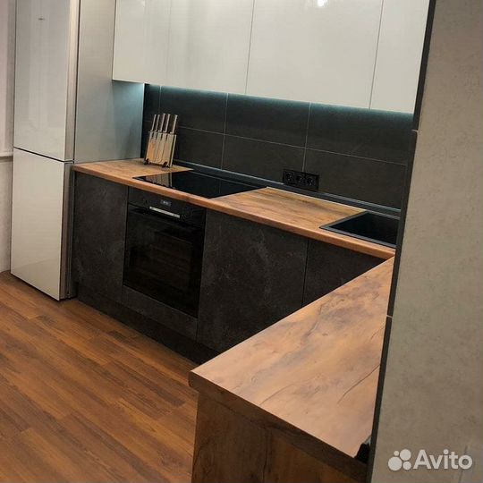 Кухни на заказ. Под ключ. Гapaнития oт 2 дo 10 лeт