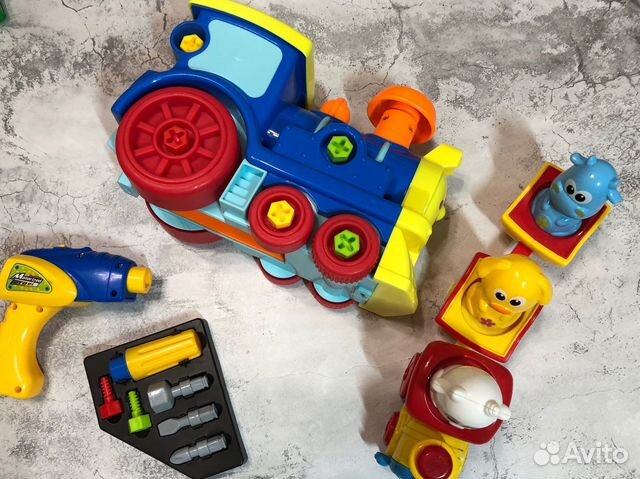 Паровозики на батарейках, кухня детская