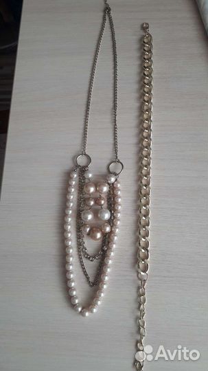 Цепь - чокер бижутерия