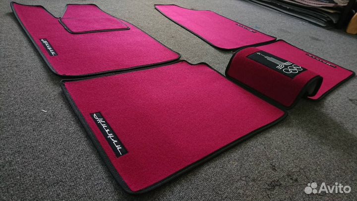 Ворсовые коврики в салон ваз 2107