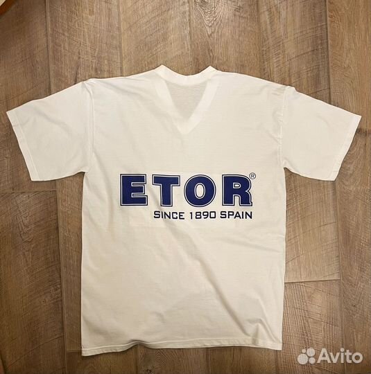 Футболка белая etor