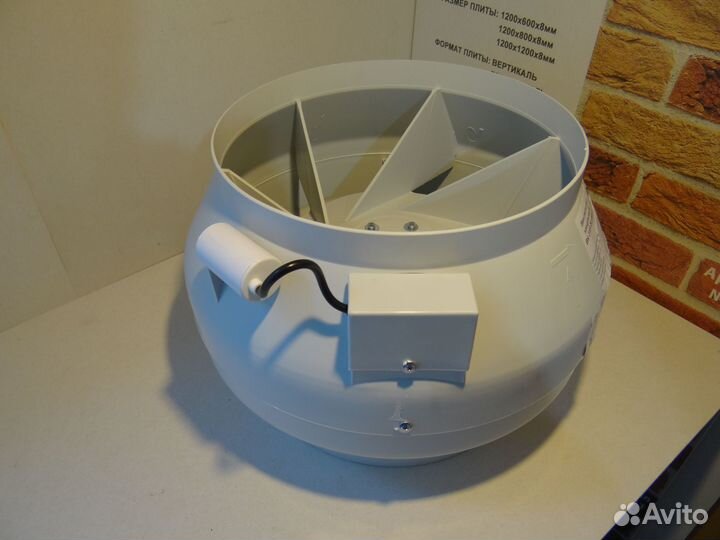 Вентилятор круглый канальный вкв-П 100