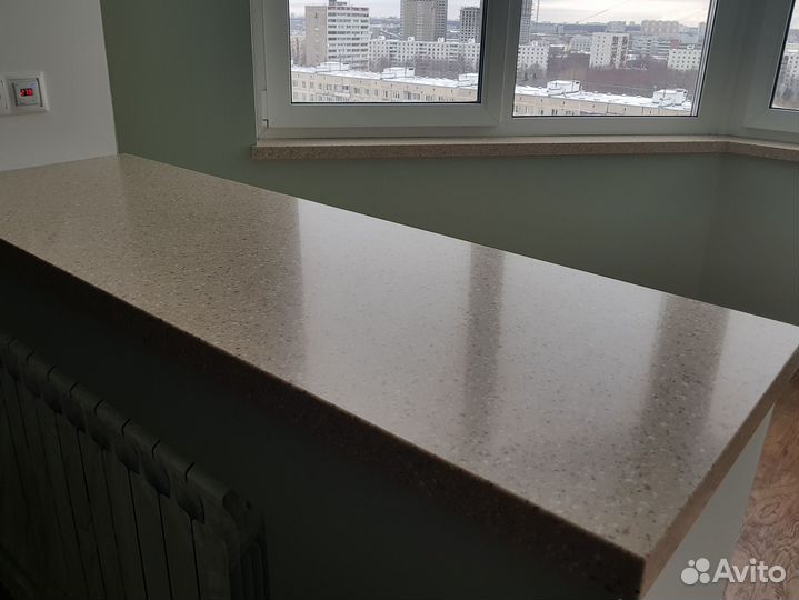 Кварцевые подоконники на заказ