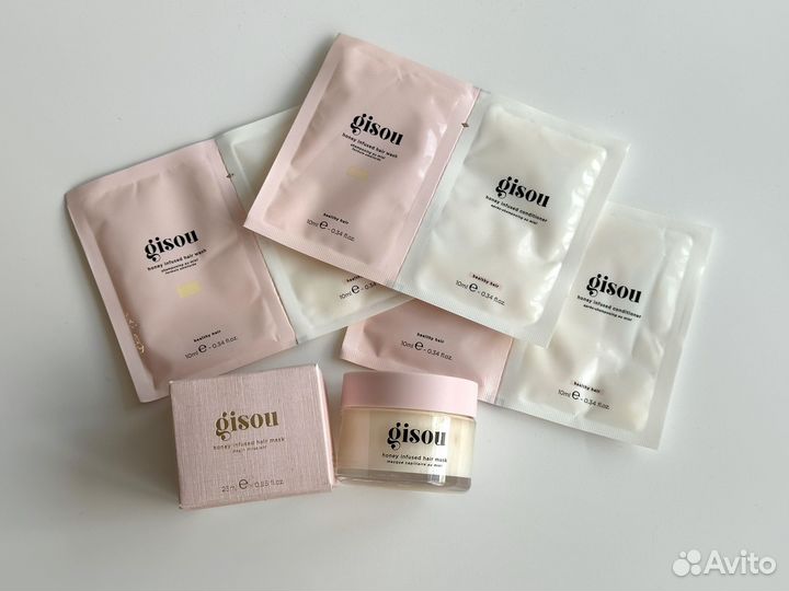 Gisou шампунь кондиционер маска вуаль масло