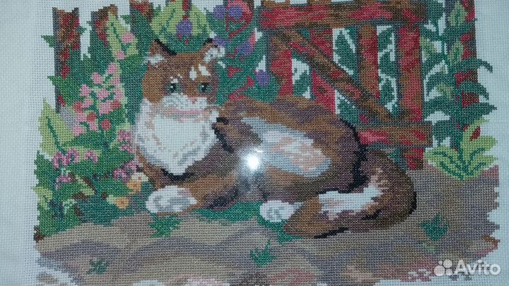 Картина вышитая крестом