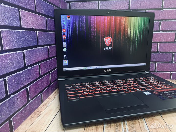 Игровой ноутбук MSI GeForce GTX 16Gb В коробке
