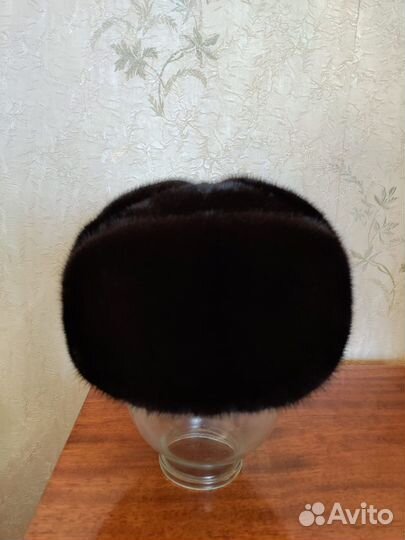 Норковая шапка мужская ушанка