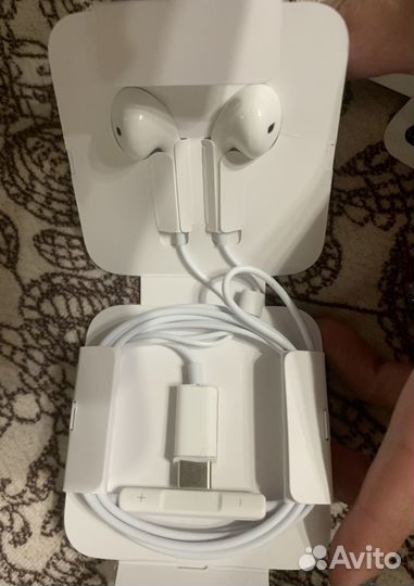 Наушники earpods проводные новые